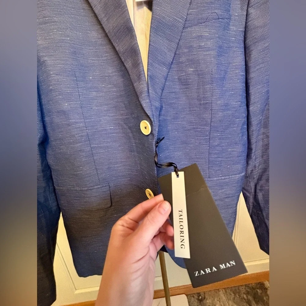 Zara Men's Blazer Casual Suit Jacket MSRP $118
